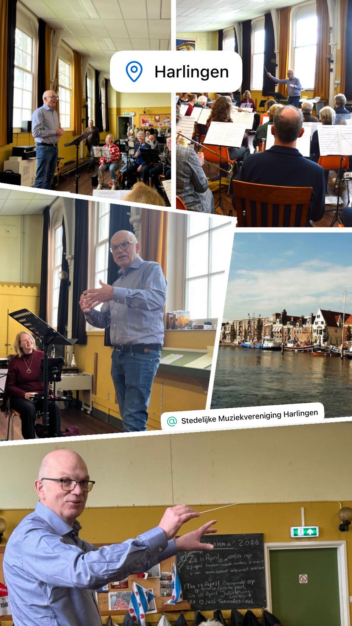 Jacob de Haan compilatie foto's repetititelokaal SMH